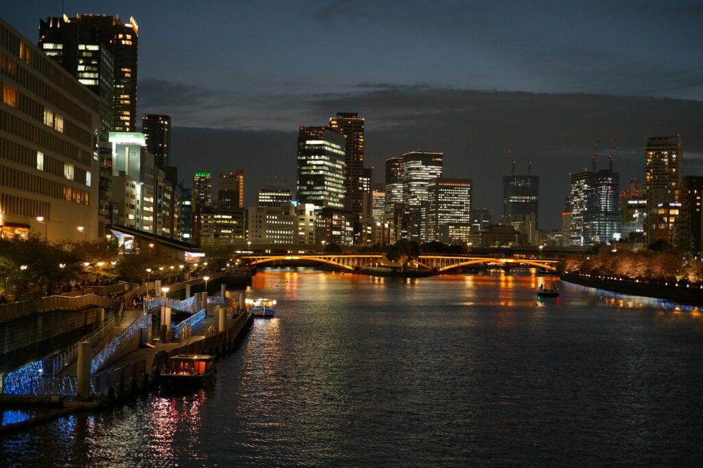 Osaka at night
