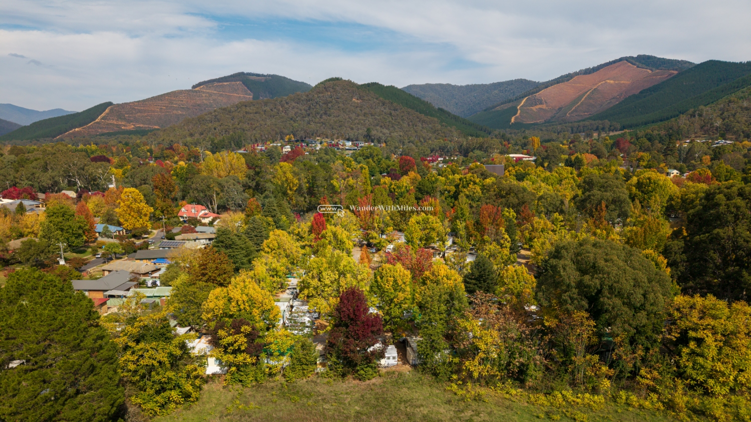 Autumn in bright victoria australia
