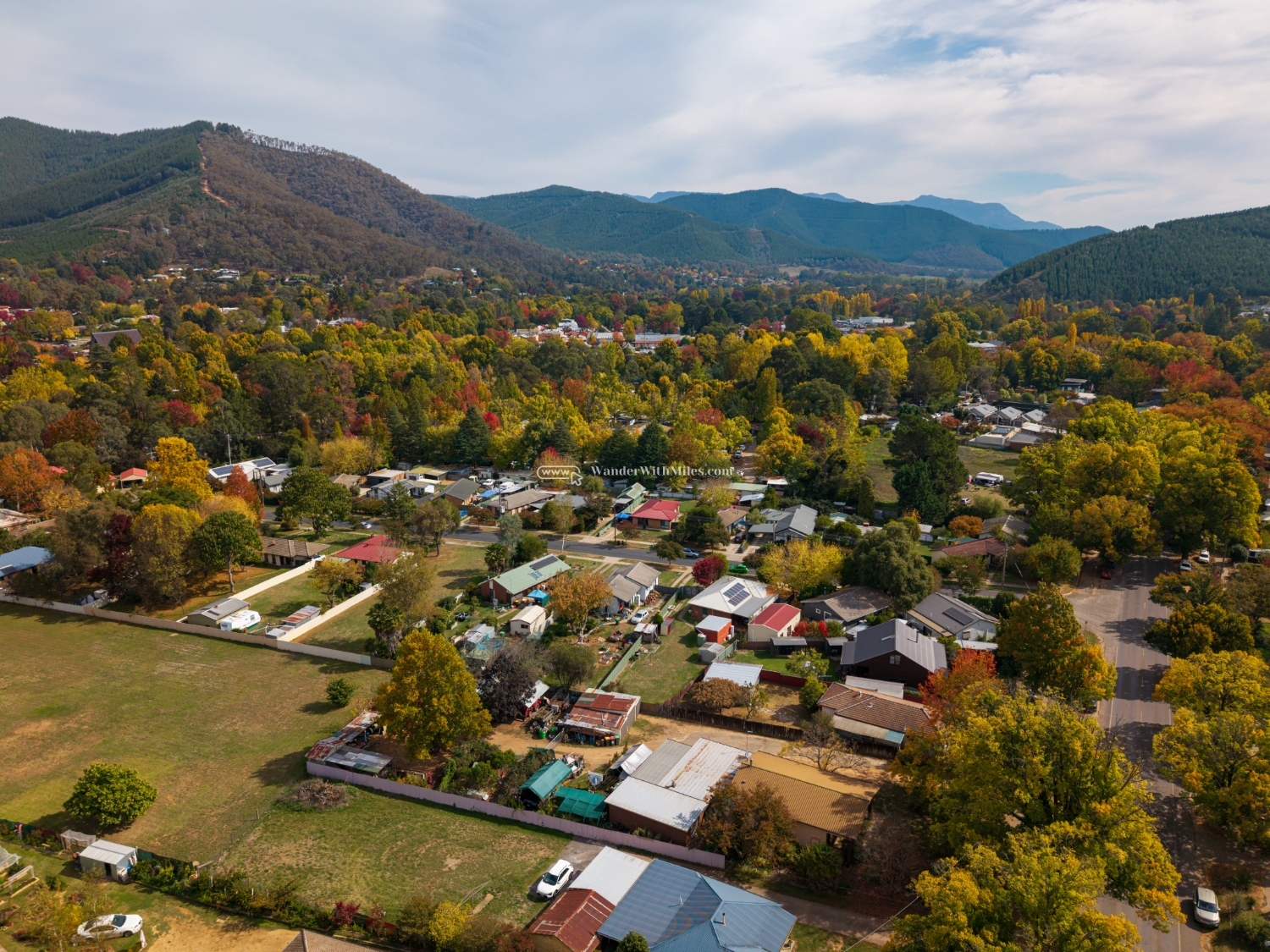 Autumn in bright victoria australia