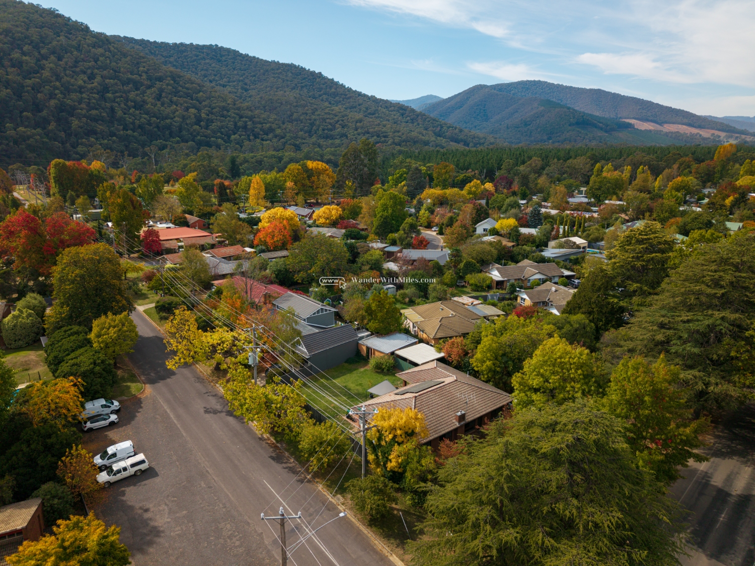 Autumn in bright victoria australia