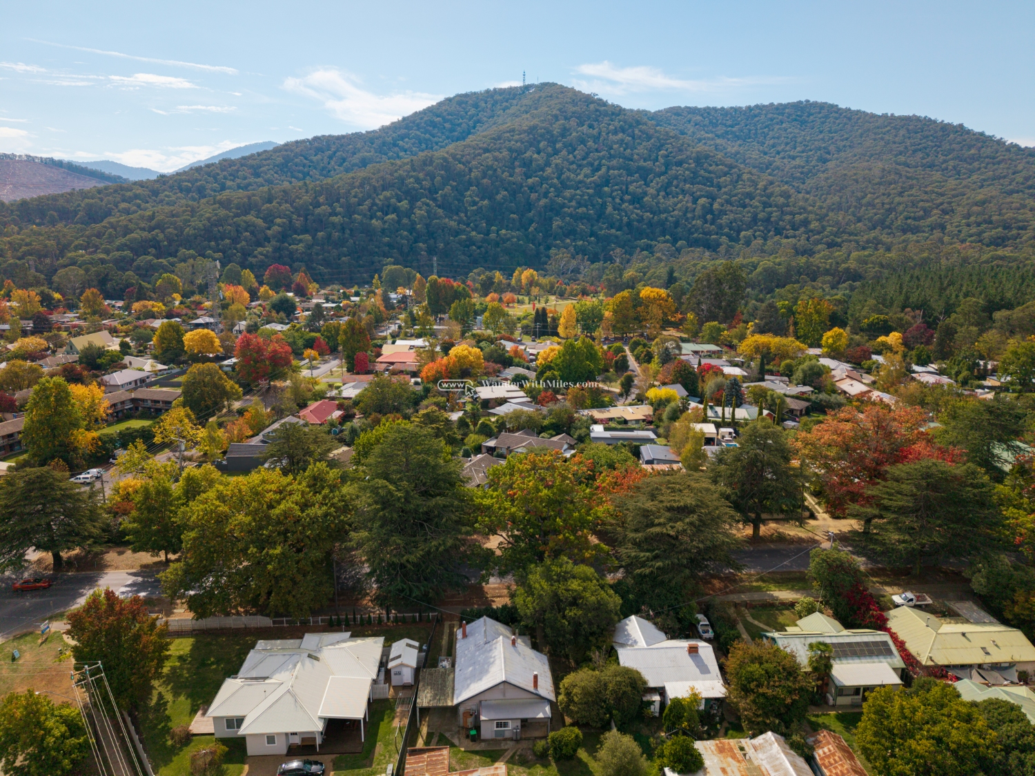 Autumn in bright victoria australia