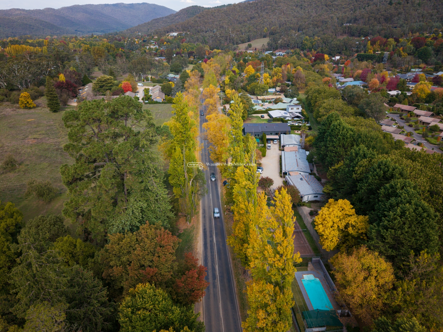 Autumn in bright victoria australia 