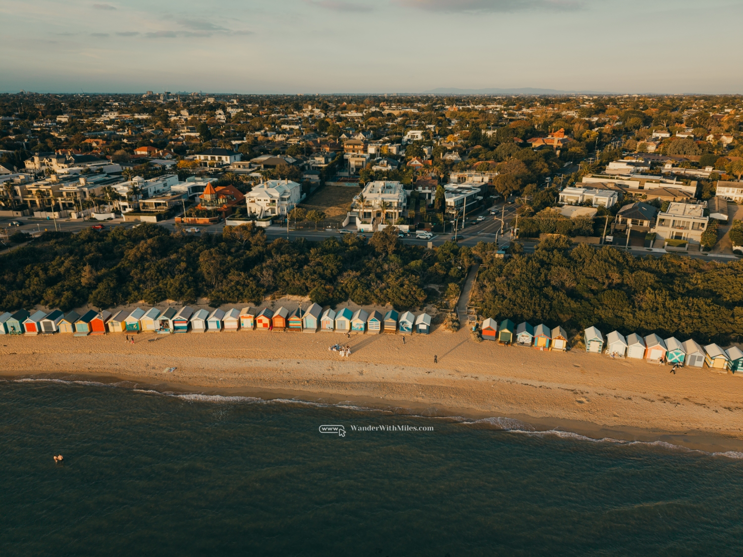 Sunset at Brighton Beach