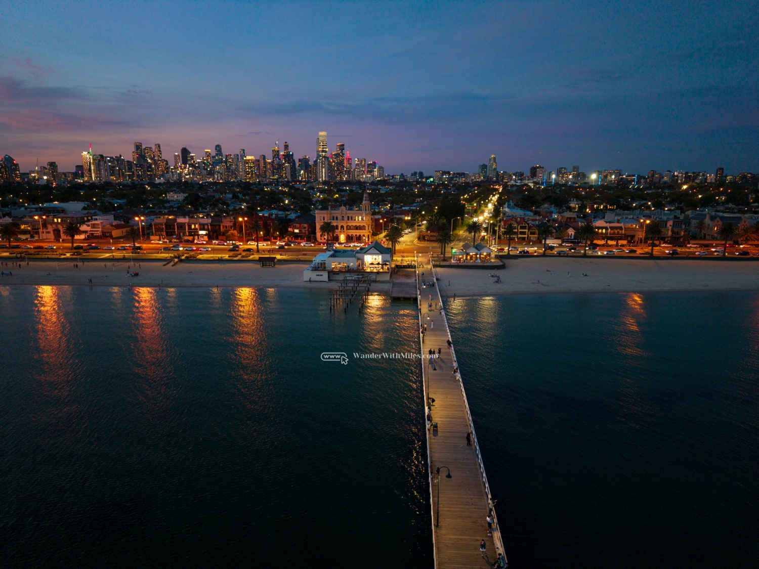 melbourne after sunset
